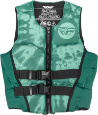 FLY RACING Women's Neoprene Flotation Vest - Part Number 221-30421S in Dark Teal/Light Teal