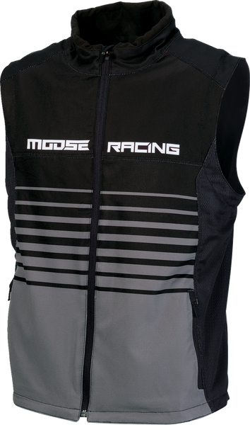 MOOSE RACING Moto Vest - Black/Gray - Small 2830-0638