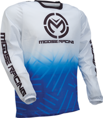 MOOSE RACING Sahara Jersey - Blue/White - 2XL (Part Number: 29107934)