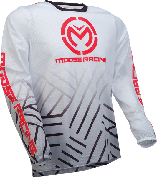 MOOSE RACING Sahara Jersey - Black/White - Large - Part 29107950