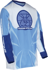 MOOSE RACING Youth Agroid Mesh Jersey - Blue/White - Small 2912-2481