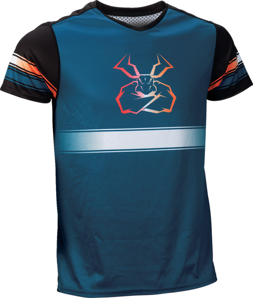 MOOSE RACING Mountain Bike Jersey - Blue/Orange - Small - Part No. 5020-0262