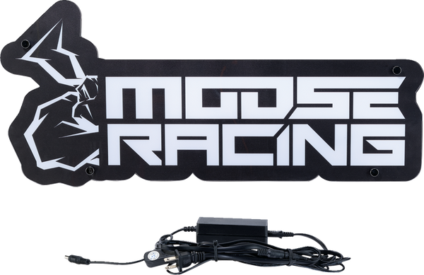 MOOSE RACING Lighted Sign X80-6022MR - Promotional Signage for Product Visibility