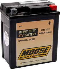 MOOSE UTILITY AGM Battery - YTX7L MOOM727BS - Heavy-Duty Performance for ATVs