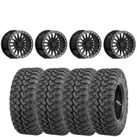 VALOR OFFROAD V06 BEADLOCKS GLOSS BLACK ON QUADBOSS QBT846