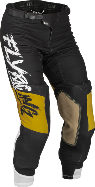 FLY RACING Evolution Dst L.E. Brazen Pants White/Gold/Black Sz 34