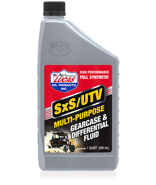 Lucas 11224 SXS Gear Case Oil - 1 Quart for High Performance