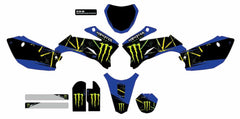 D-COR 20-50-130 Cmplt Kit Monster Energy Slash White Background