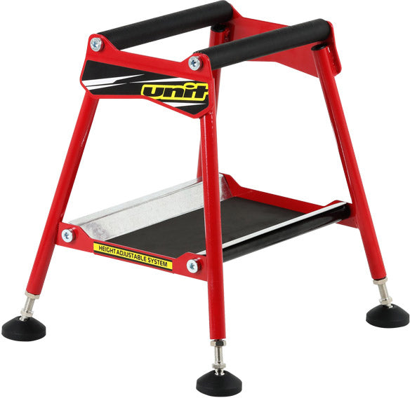 UNIT A2210-2 Fit Stand Red - Adjustable Dirt Bike Stand