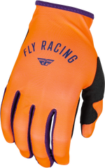 Girl's Lite Gloves Neon Coral/Deep Purple Yl