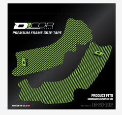 D-COR Frame Grip Guard Decal Green/Black - Part Number 16-20-102