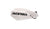 ACERBIS K Linear Handguard White/Black - Part Number 2981401035