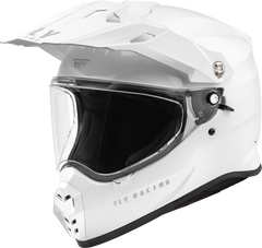 FLY RACING Trekker Solid Helmet White Small - Part Number 73-7022S