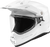 FLY RACING Trekker Solid Helmet White Small - Part Number 73-7022S