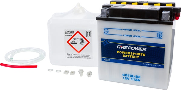 Battery W/Acid Cb10l B2 12v Heavy Duty