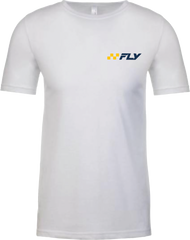 FLY RACING Victory Tee White Large - 354-0327L