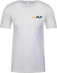FLY RACING Victory Tee in White - Part Number 354-0327M