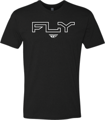 FLY RACING Fly Edge Tee in Black - Part Number 354-0308M