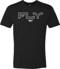 FLY RACING Fly Edge Tee Black - Part Number 354-0308S