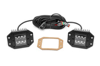 Rough Country | 2 Inch Black Series LED Light Pods | Spot | Flush Mount | 70803BL
