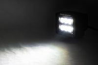 Rough Country | 2 Inch Black Series LED Light Pods | Spot | Square | 70903BL