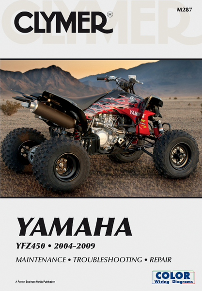 CLYMER Manual - Yamaha YFZ450 '04-'17 CM2872