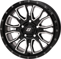 Fusion Wheel 15x7 5+2 5/4.5 Gloss Blk/Machined