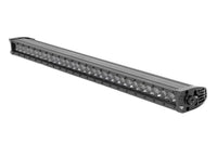 Rough Country | 30 Inch Black Series LED Light Bar | Single Row | Cool White DRL | 70730BLDRL