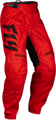 FLY RACING Youth F 16 Pants Red/Black/Grey Size 20 - Durable and Comfortable