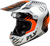 FLY RACING Formula Cp Slice Helmet Grey/Orange/Black XL - Lightweight and Impact Resistant