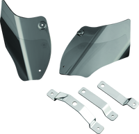 Kuryakyn Saddle Shields Heat Deflectors 00-17 Softail Smoke