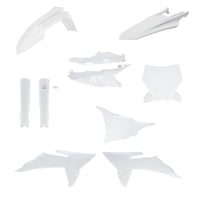 Acerbis 2025 KTM 125-450 SX/ SX-F/XC/XC-F Full Plastic Kit - White