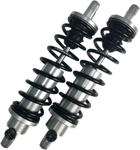 Legend Suspension REVO-A Adjustable Dyna Coil Suspension for Harley Davidson * 12 Inch, Clear Anodized, Part #1310-1605