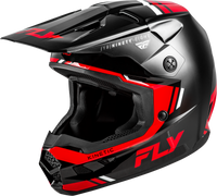 Kinetic Verdict Helmet Black/Red/White Lg