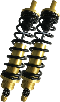 Legend Suspension REVO-A Adjustable Dyna Coil Suspension * 13-Inch Gold for Harley Davidson Dyna Models Part 1310-1743