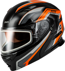 GMAX MD-01S Transistor Snow Helmet - Orange/Black - Large