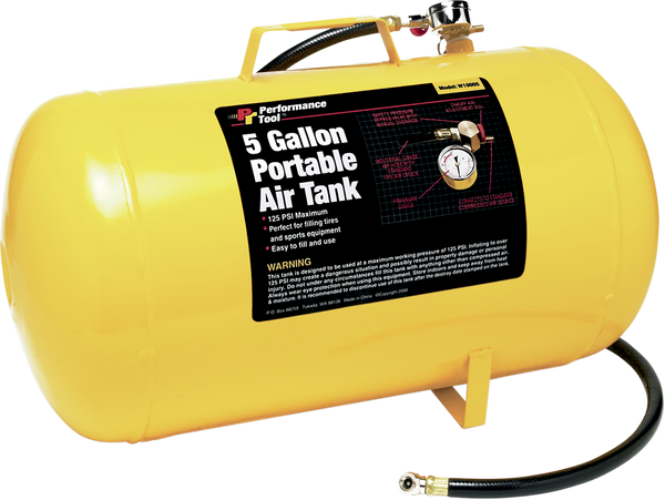 PERFORMANCE TOOL Air Tank Portable W10005 - Lightweight Air Storage Solution