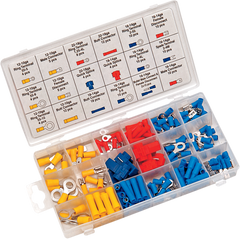 PERFORMANCE TOOL W5213 Wire Terminal Assortment - 160-Piece Kit