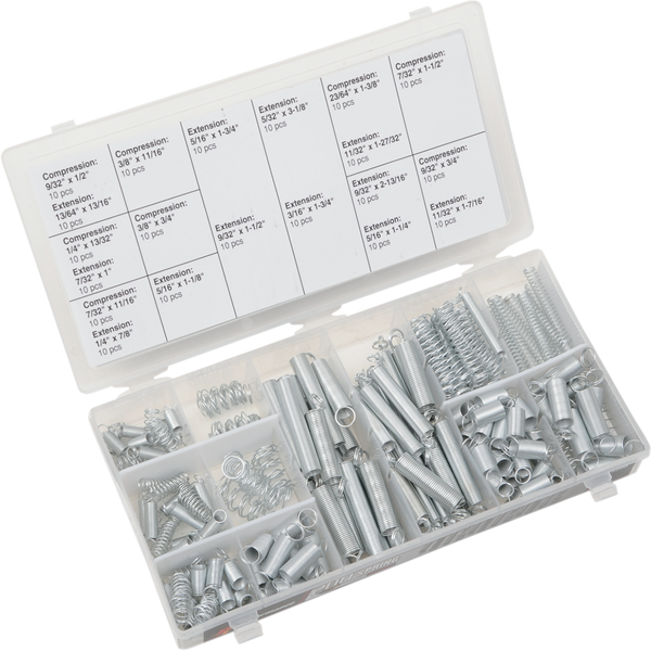 PERFORMANCE TOOL W5200 Spring Assortment - 200-Piece Set