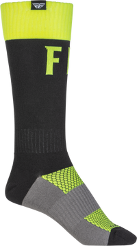FLY RACING Mx Pro Socks Hi Vis/Black - Part Number 350-0530S