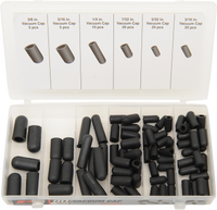 PERFORMANCE TOOL W5232 Vacuum Caps Assortment - 80 Piece Set