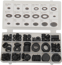 Performance Tool W5214 Grommet Assortment - 125 Piece Rubber Grommet Kit