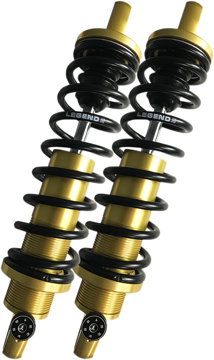 Legend Suspension REVO-A Shocks - 13 Inch Heavy Duty Gold for Touring Bikes (Part Number 1310-1780)