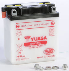 YUASA YUAM223LA Battery Yb3l A Conventional - High Performance Cranking Power