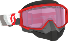 SCOTT Primal Snow Cross Goggle Camo White/Red Rose Tint - Part Number 278606-7434134