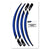 D-COR Rim Decals Blue 4 Pc Set - Part Number 40-80-220