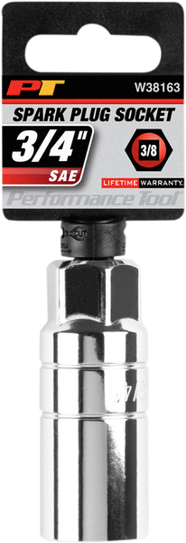 PERFORMANCE TOOL W38163 Spark Plug Socket - 3/4 Inch