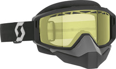 SCOTT Primal Snowcross Goggle Black/White with Yellow Lens - Part Number 278606-1007029