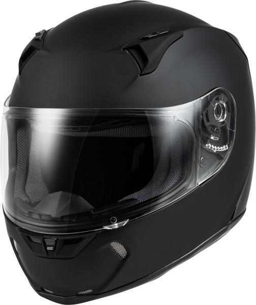 FLY RACING Revolt Solid Helmet ECE Matte Black MD - Part Number 73-8352M