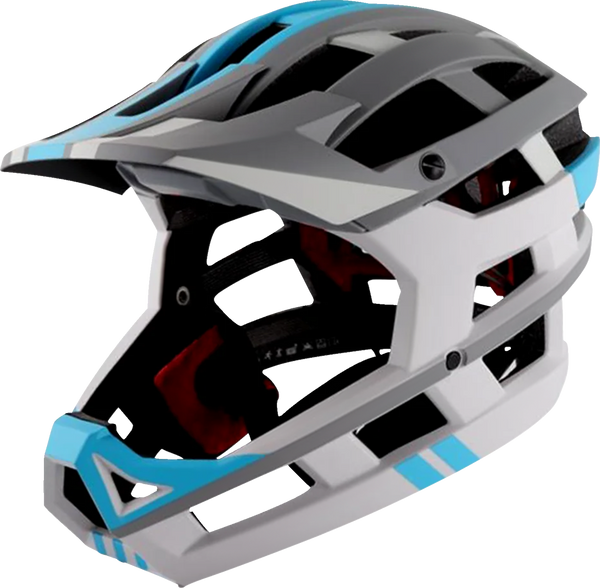 KALI Invader 2.0 Helmet - Limited Edition - Force - White/Blue - L-2XL - Part 0221824417